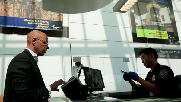 Checking for fraud at the airport.