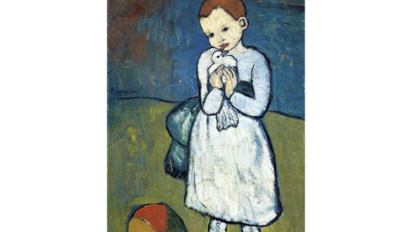 Pablo Picasso’s ‘Child with a Dove’ - 1901. (Picasso)