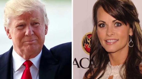 كارين مكدوغال ودونالد ترامب
