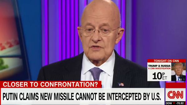 جيمس كلابر الرئيس الأسبق لوكالة الاستخبارات الأمريكية