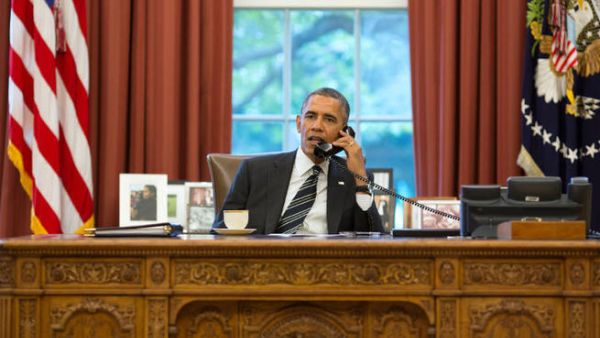 After a phone conversation with his Iranian counterpart, US President Barack Obama expressed hope over the possibility of reaching an agreement. (Image credit: AFP)