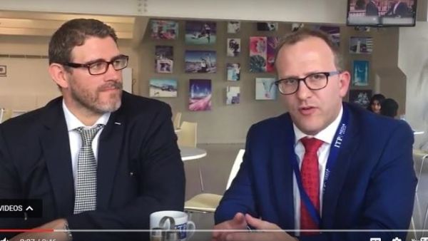 Jeremy Cape (right) and Scott Hutton talk about the implications of the VAT on the GCC's construction and property sector. (YouTube)