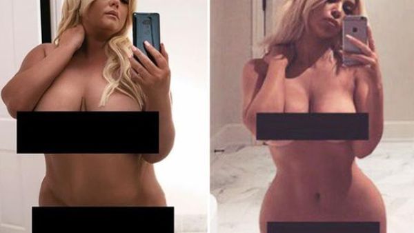 Gemma Collins and Kim Kardashian (Twitter)