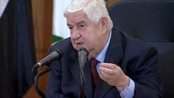 وزير الخارجية السوري وليد المعلم