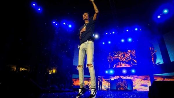 Wiz rocking the stage in Dubai. (Neeraj Murali/Khaleej Times)