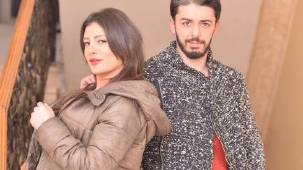 وفاء قمر وزوجها