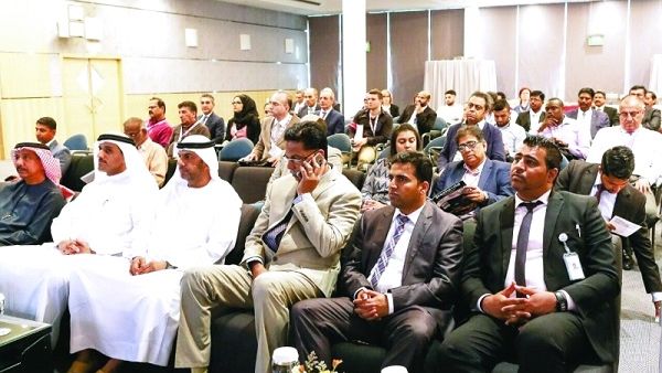 سيف المدفع خلال فعالية إطلاق جائزة ستيل فاب للمصنّعين