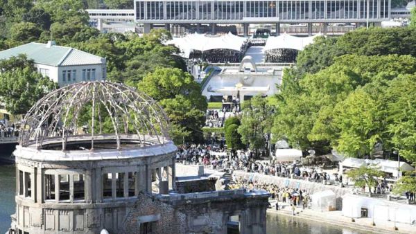 اليابان تحيي ذكرى سقوط أول قنبلة ذرية أمريكية على هيروشيما
