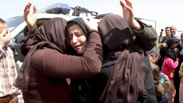 A nine-year-old girl who was taken as a sex slave by Daesh was raped by ten militants and is now pregnant. (AFP/File)