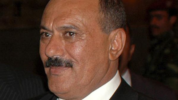 الرئيس اليمني علي عبد الله صالح 