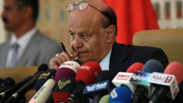 Yemeni President Abd Rabbuh Mansur Hadi (pictured) is frustrated by Houthi advances which are seen as an attempt by the Shi’ite militia to pressure the government-formation talks (AFP/ File Archive).