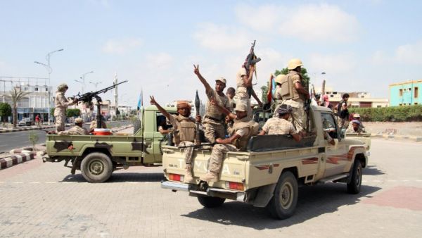 Fighters loyal to the Saudi-backed government are seen in Aden,Yemen. (AFP/File)