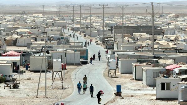 The Zaatari Refugee Camp in Jordan (AFP/File Photo)