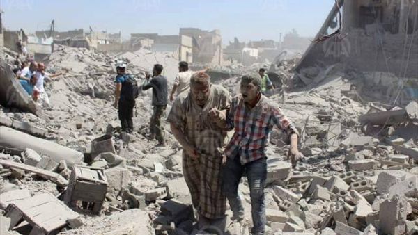 تشارك القوات الحكومية السورية في الحسكة مع قوات حماية الشعب الكردي معا في المعارك 