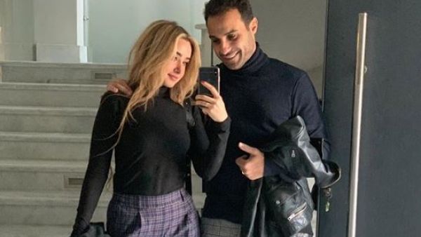 أحمد فهمي وخطيبته هنا الزاهد