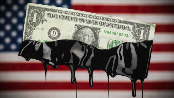 Oil prices up on stronger China data, weaker US dollar