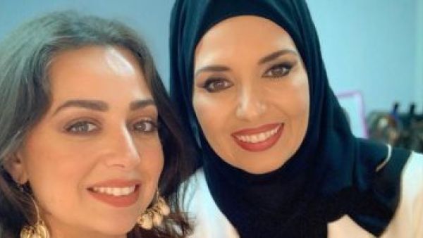 هبة مجدي برفقة جيهان نصر