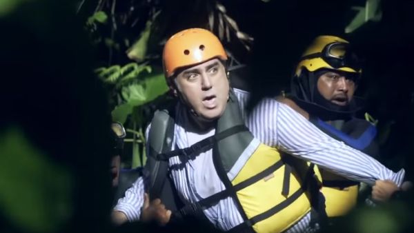 تامر حبيب في "رامز في الشلال" 