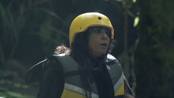 سلوى خطاب في برنامج " رامز في الشلال "