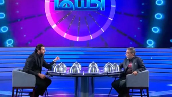 باسم ياخور وأيمن رضا في برنامج "أكلناها" 