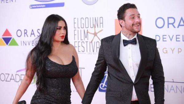 أحمد الفيشاوي وزوجته ندى الكامل