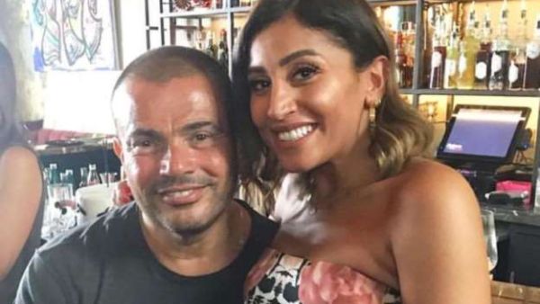 عمرو دياب ودينا الشربيني