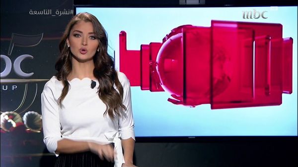 هبة حيدري مذيعة قناة إم بي سي