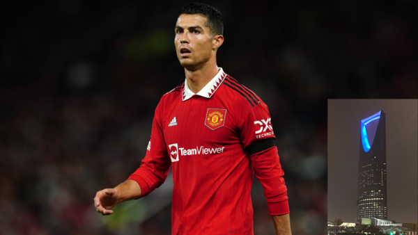 Pictures of Ronaldo's kingdom suit in Riyadh