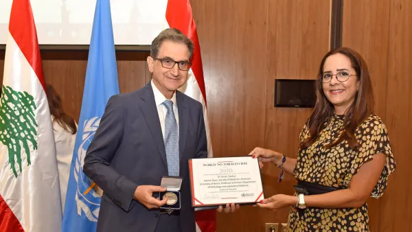  AUB Holds the WHO World No Tobacco Day 2020 Award Ceremony