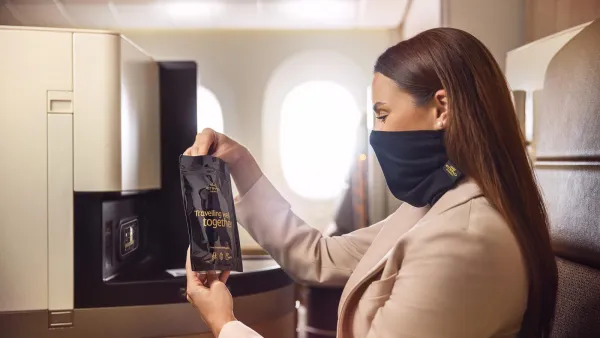 Etihad Airways Introduces Microbebarrier™ Face Protection for Premium Passengers