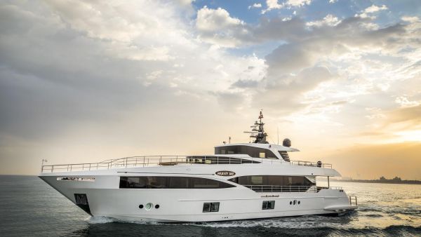 At 31.7 metres, Majesty 100 stands out for her powerful propulsion system and innovative design with substantial onboard volume Gulf Craft Marks the Delivery of Another Majesty 100, Its Best-Selling Superyacht Model