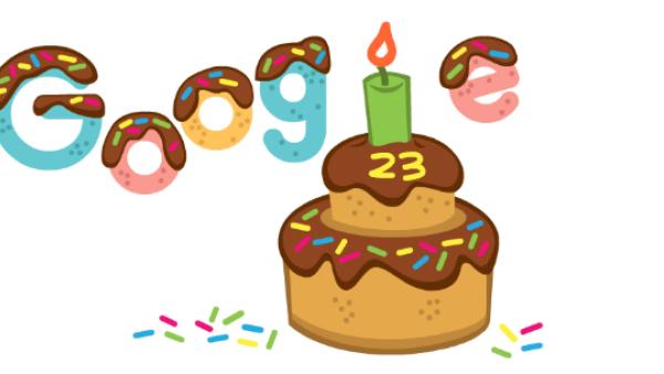 Google Celebrates its 23rd Birthday with Unique Doodle