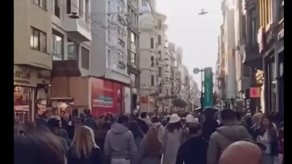 بالفيديو.. لحظة وقوع انفجار اسطنبول