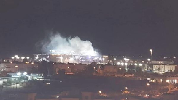 سقوط صاروخ بالقرب من ملعب تيرنر في بئر السبع