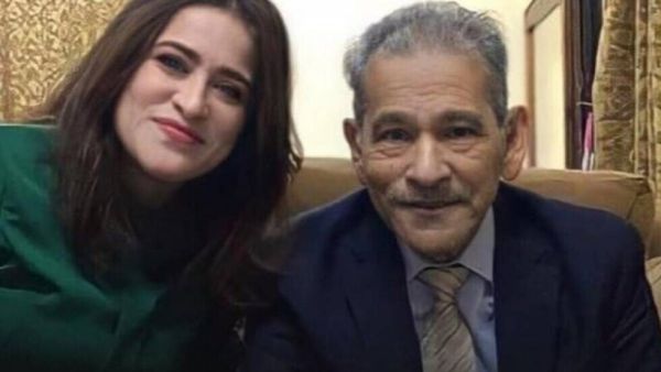 إيزيس مع والدها المفكر الراحل سيد القمني