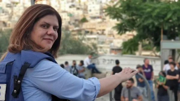 مراسلة الجزيرة شيرين أبو عاقلة