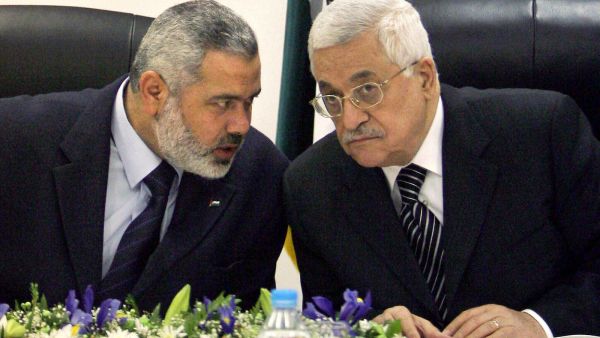 محمود عباس واسماعيل هنية