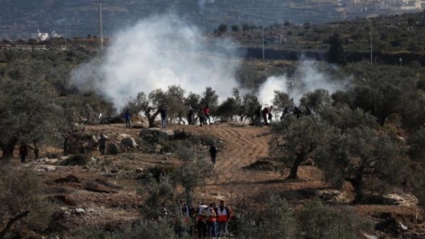 إصابة عشرات الفلسطينيين بمواجهات مع الجيش الإسرائيلي