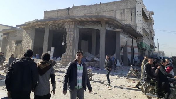 قتيل و13 جريحا في انفجار سيارة مفخخة بمدينة عفرين السورية