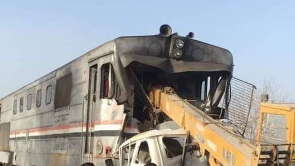 ثلاثة قتلى في اصطدام قطار برافعة في مصر