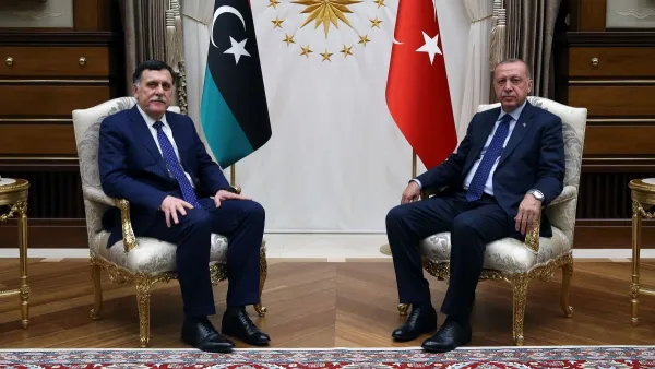 أردوغان والسراج يبحثان آفاق التعاون بين بلديهما