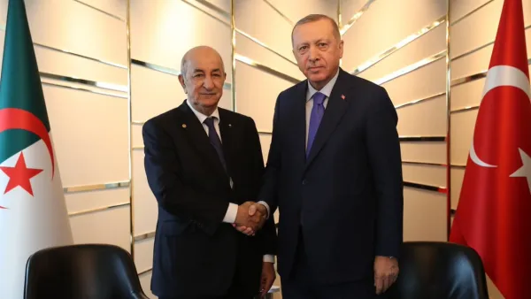 اردوغان يبدأ زيارة للجزائر