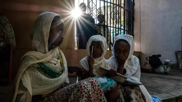نازحون من تيغراي فروا الى السودان