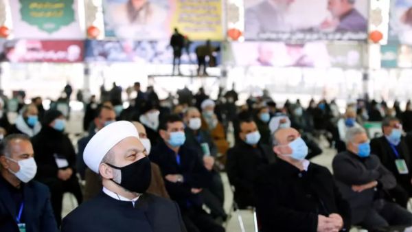 من مراسم تكريم الجنرال قاسم سليماني في جامعة طهران في الذكرى الأولى لاغتياله 