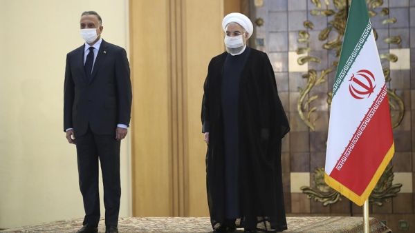 الكاظمي يبحث مع روحاني في طهران توسيع العلاقات التجارية ومكافحة كورونا