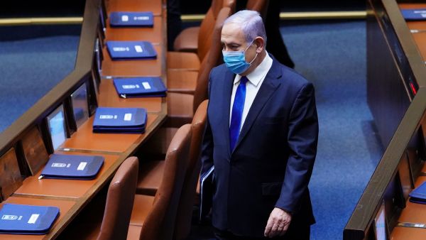 رئيس الحكومة الإسرائيلية، بنيامين نتنياهو خلال احدى جلسات الكنيست