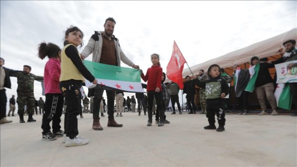 المظاهرات تعم مناطق المعارضة شمالي سوريا في الذكرى العاشرة للثورة