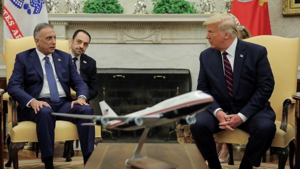 ترامب للكاظمي: ملتزمون بخروج سريع لقوات التحالف من العراق