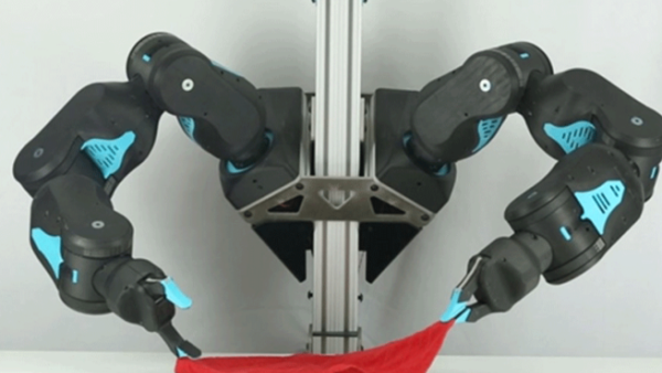 Researchers have created a new low-cost, human friendly robot named Blue. 