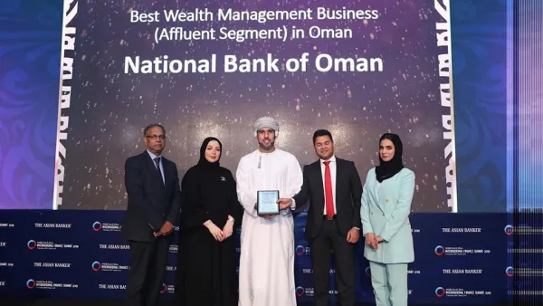 National Bank of Oman Wins The ‘Best Wealth Management Business’ in Oman At the Asian Banker Awards in Dubai